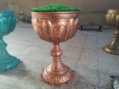 گلدان پایه دار شهری فایبرگلاس