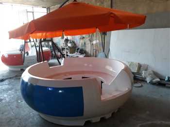 قایق موتوری فایبرگلاس طرح گرد هشت نفره