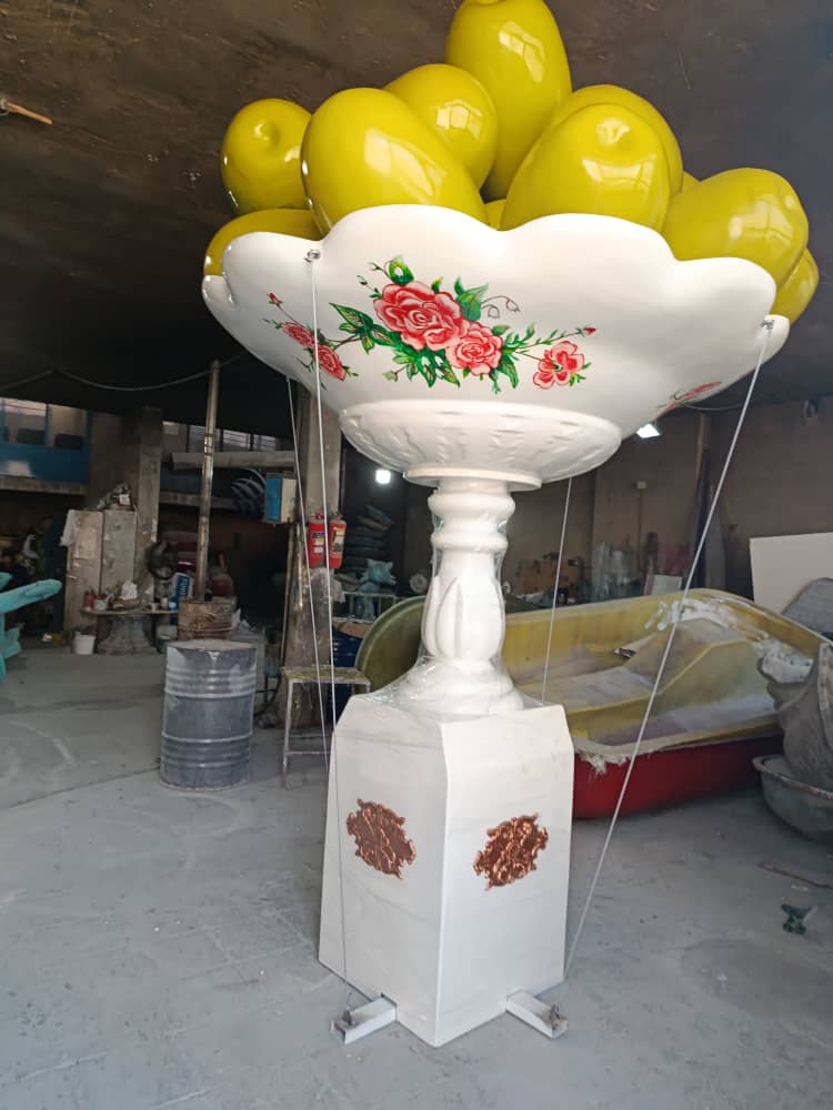 ساخت انواع المان های شهری فایبرگلاس