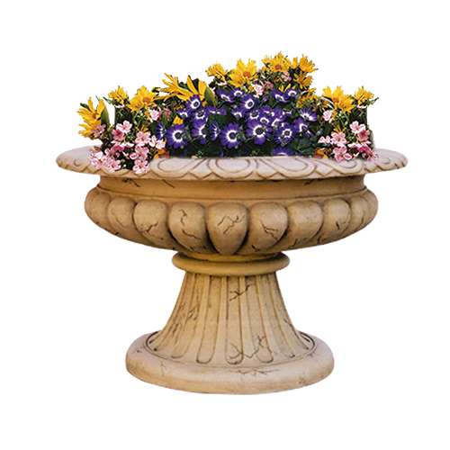 تولید انواع گلدان پایه دار فایبرگلاس