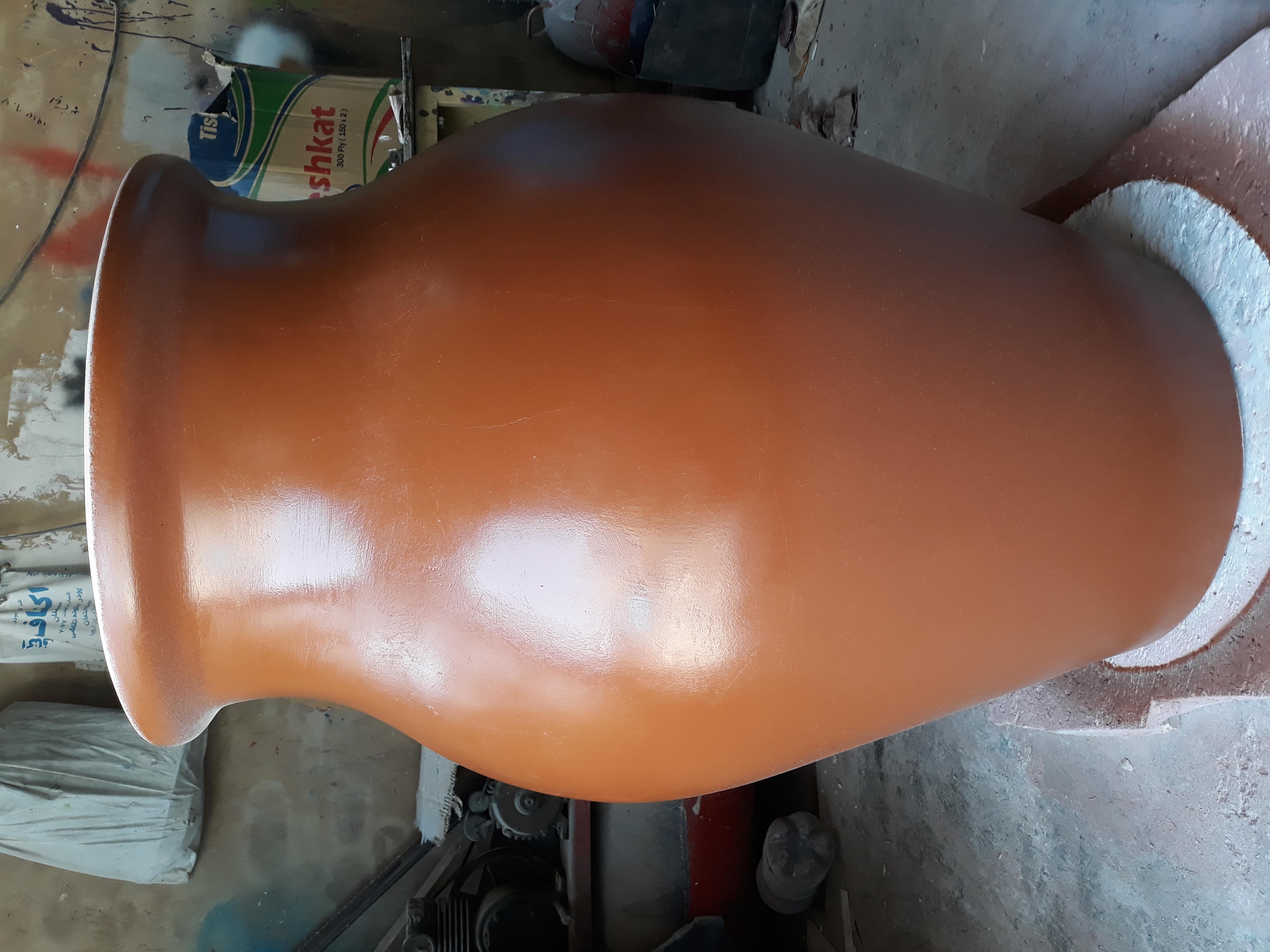 گلدان طرح خمره ای فایبرگلاس