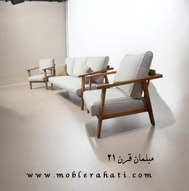 مبل مینیمال چوبی نووود از مبلمان قرن 21