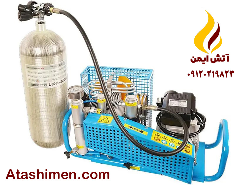 شارژ کپسول پی سی پی و تست هیدرواستاتیک