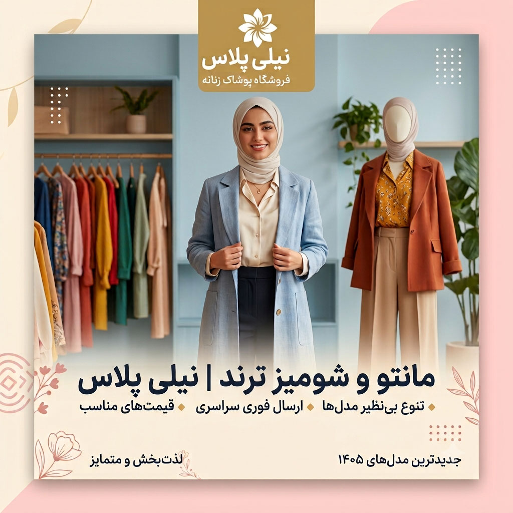 جدیدترین مانتو و شومیز ترند | نیلی پلاس